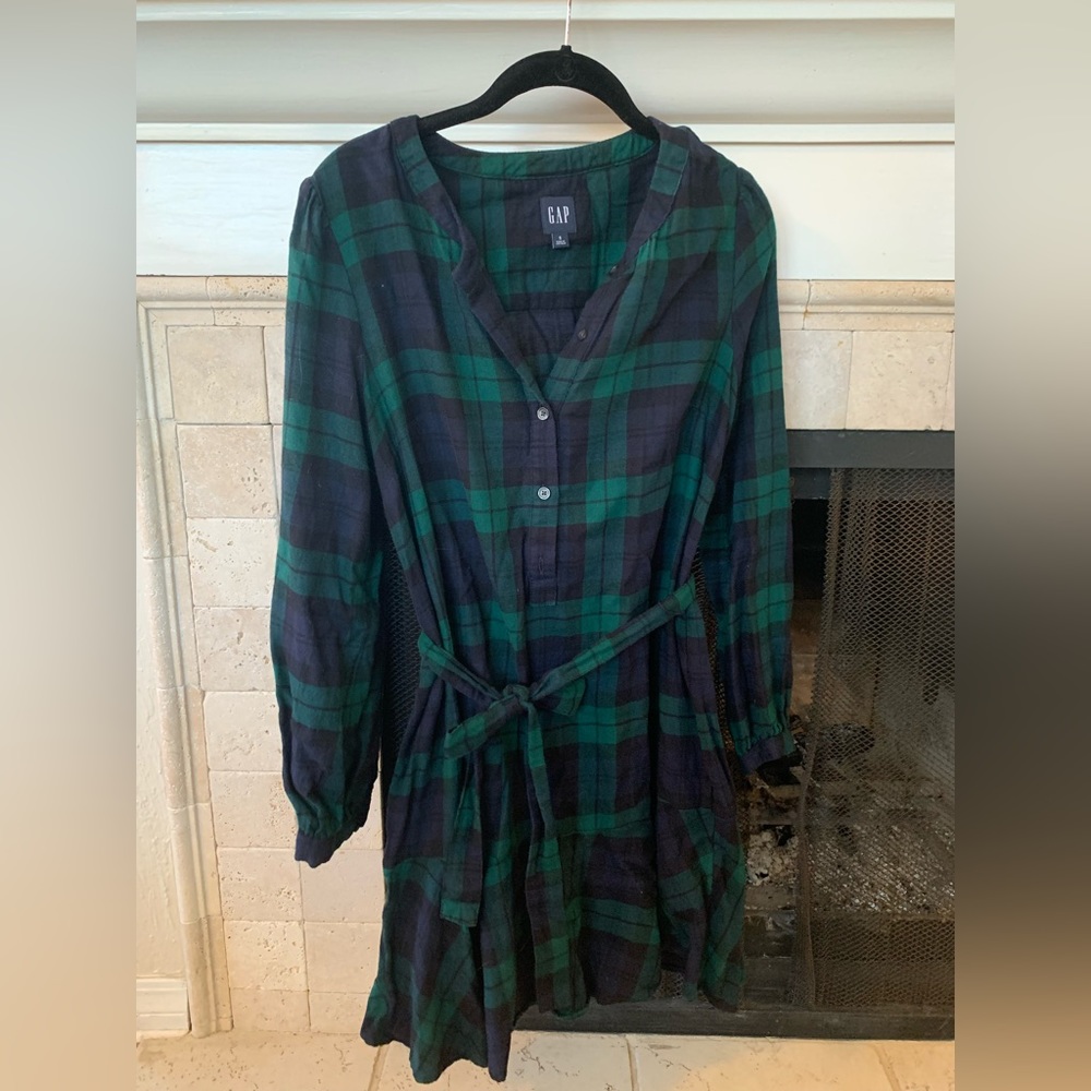 Gap Flannel Mini Dress